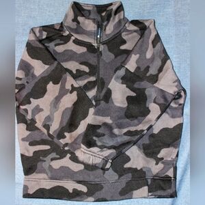 OLD Navy Boys Camouflage Mock Neck Sweater with Zipper